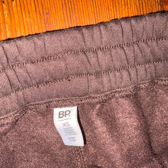 NWT B.P. Wide Leg Cargo Pocket Fleece Sweatpants Brown, Size XS, Tall Nordstroms - Picture 5 of 13
